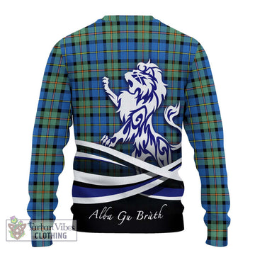 MacLeod of Harris Ancient Tartan Ugly Sweater with Alba Gu Brath Regal Lion Emblem