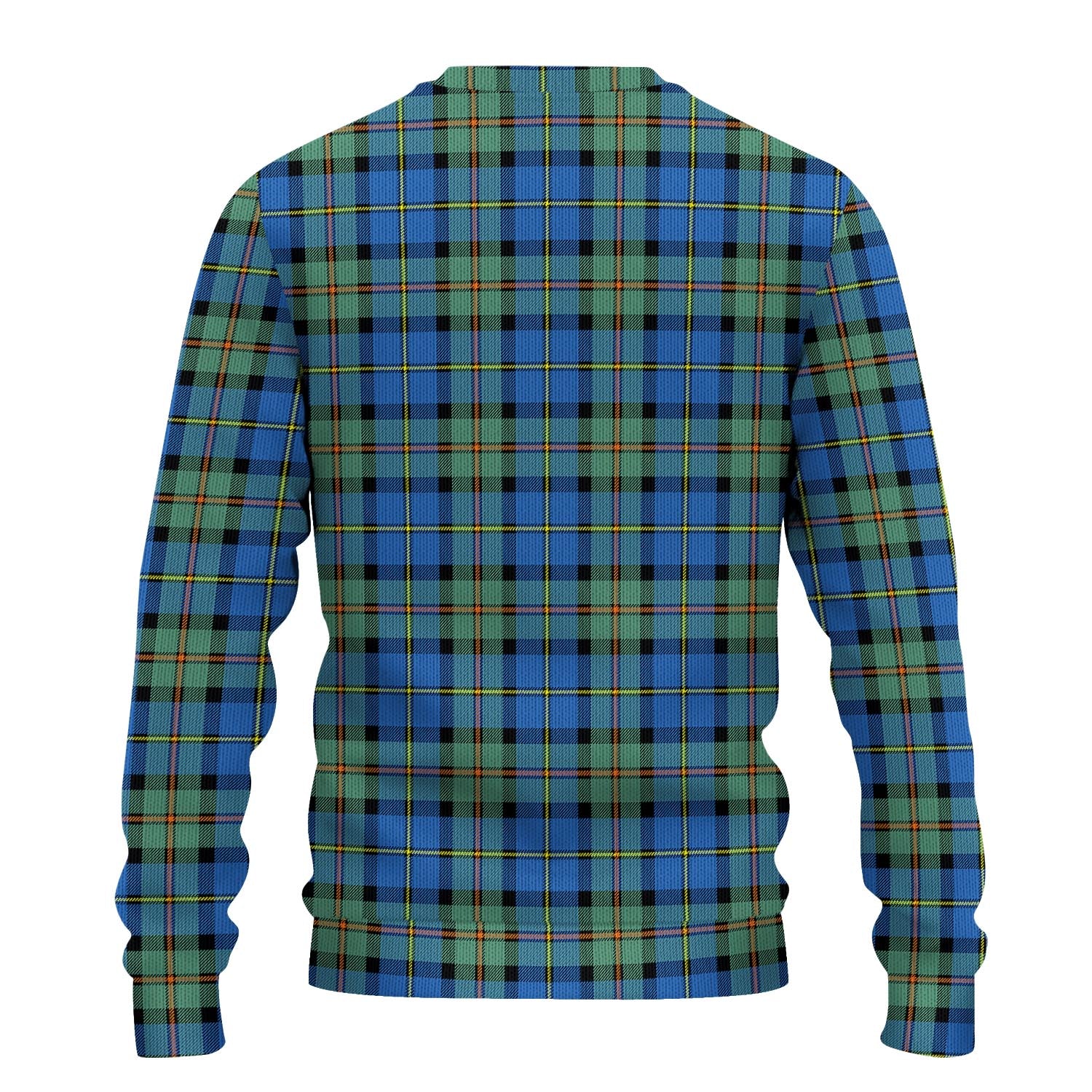 MacLeod of Harris Ancient Tartan Knitted Sweater with Family Crest - Tartanvibesclothing