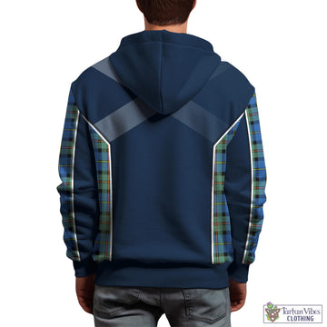 MacLeod of Harris Ancient Tartan Hoodie with Family Crest and Lion Rampant Vibes Sport Style