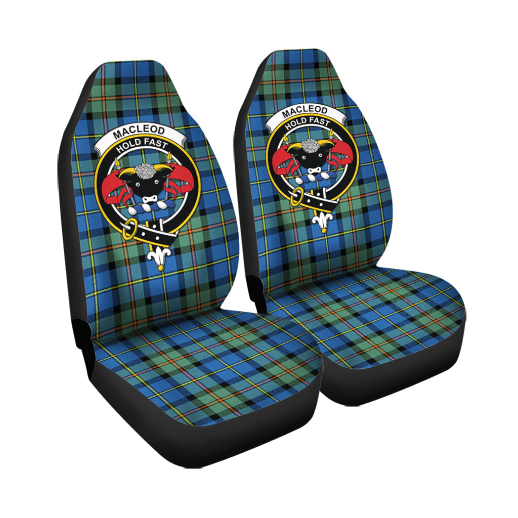 MacLeod of Harris Ancient Tartan Car Seat Cover with Family Crest - Tartanvibesclothing