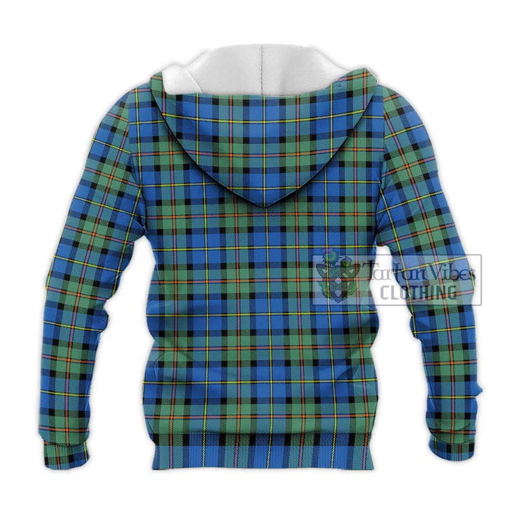 MacLeod of Harris Ancient Tartan Knitted Hoodie with Family Crest DNA In Me Style - Tartanvibesclothing Shop