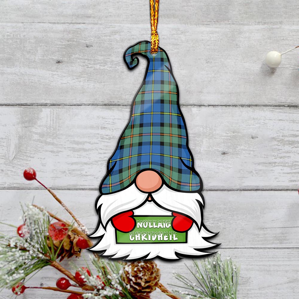 MacLeod of Harris Ancient Gnome Christmas Ornament with His Tartan Christmas Hat - Tartan Vibes Clothing