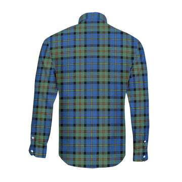 MacLeod of Harris Ancient Tartan Long Sleeve Button Up Shirt with Family Crest