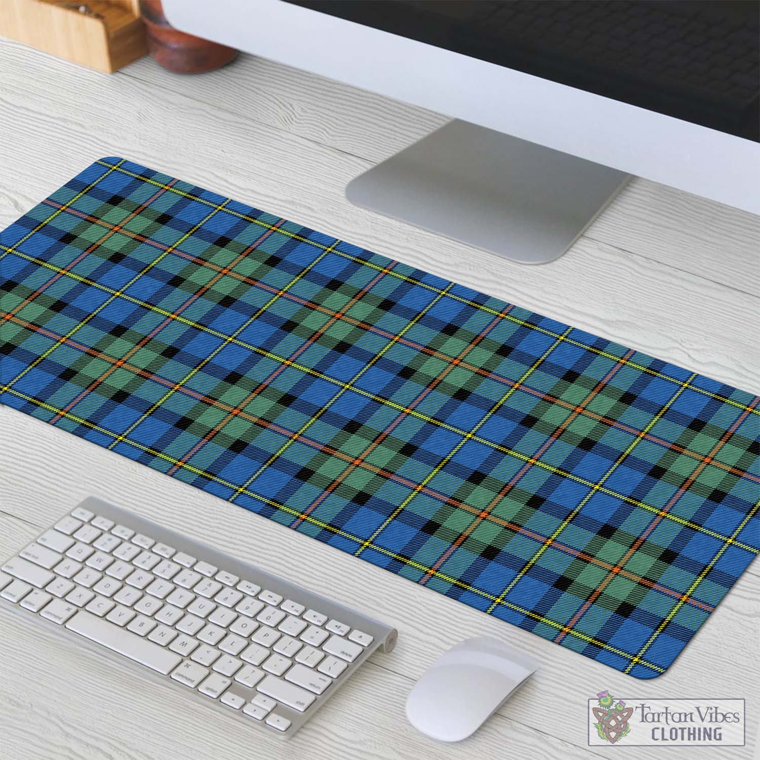 Tartan Vibes Clothing MacLeod of Harris Ancient Tartan Mouse Pad