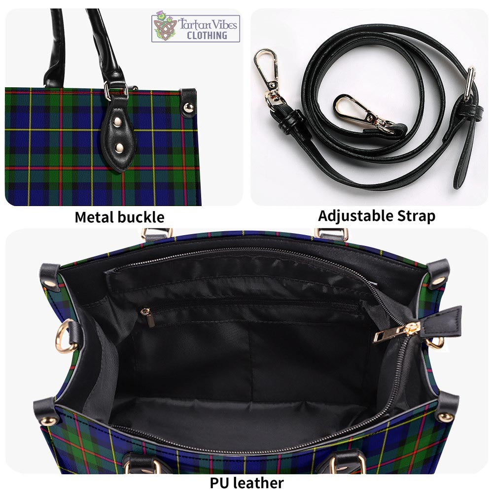 Tartan Vibes Clothing MacLeod of Harris Modern Tartan Luxury Leather Handbags