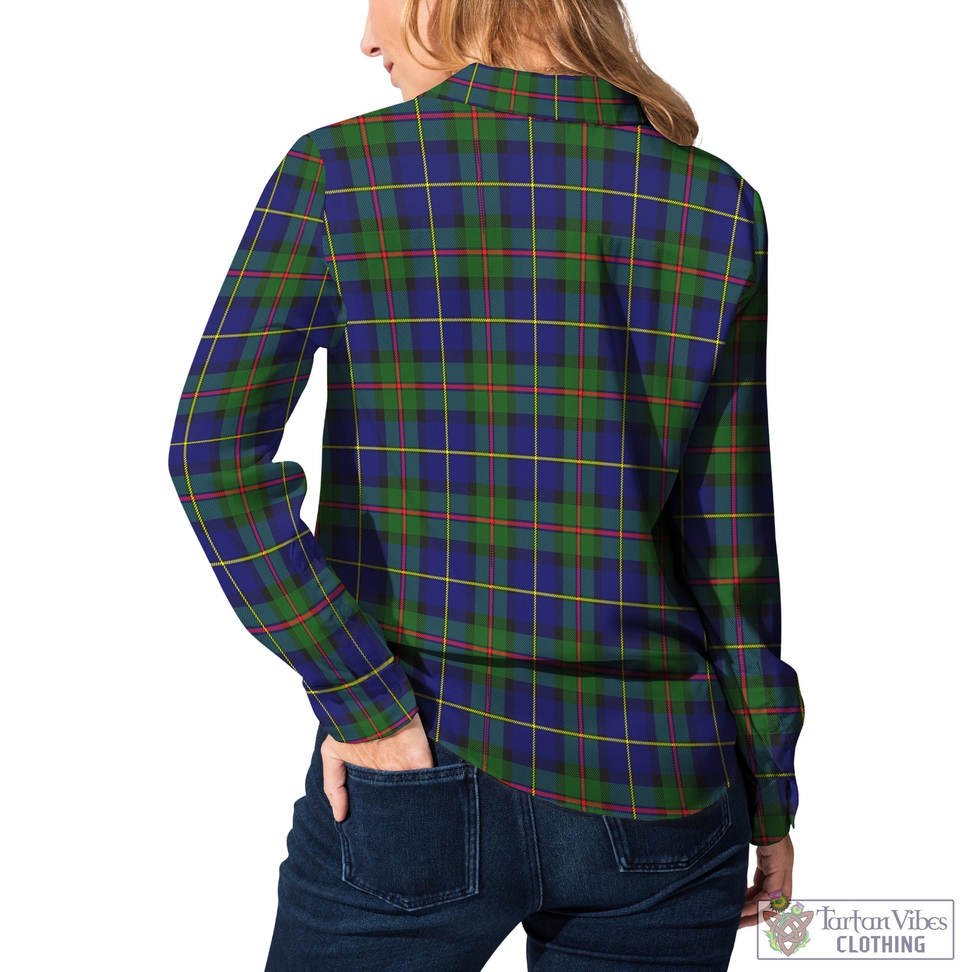 MacLeod of Harris Modern Tartan Womens Casual Shirt