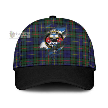 MacLeod of Harris Modern Tartan Classic Cap with Family Crest In Me Style