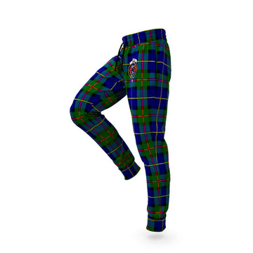 MacLeod of Harris Modern Tartan Joggers Pants with Family Crest