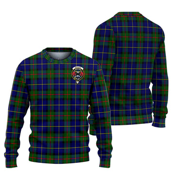 MacLeod of Harris Modern Tartan Ugly Sweater with Family Crest