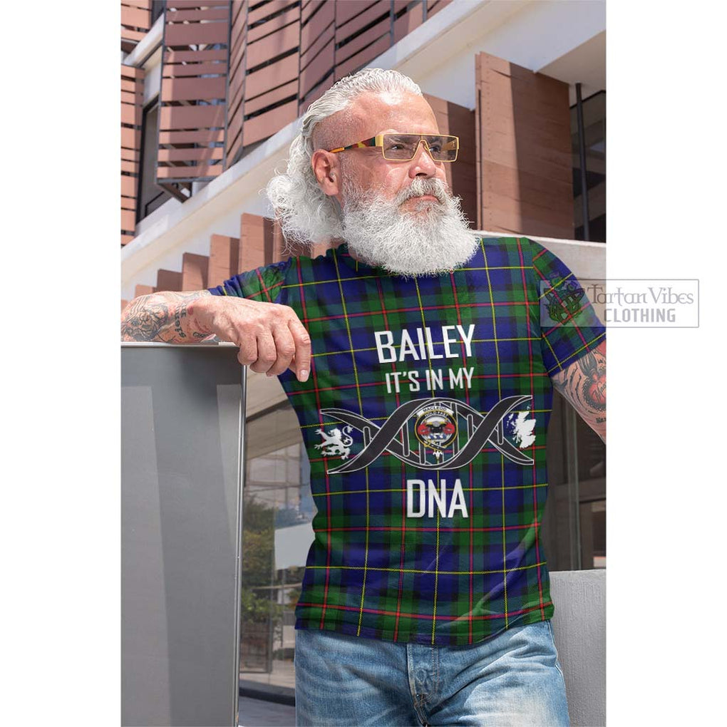 Tartan Vibes Clothing MacLeod of Harris Modern Tartan Cotton T-shirt with Family Crest DNA In Me Style