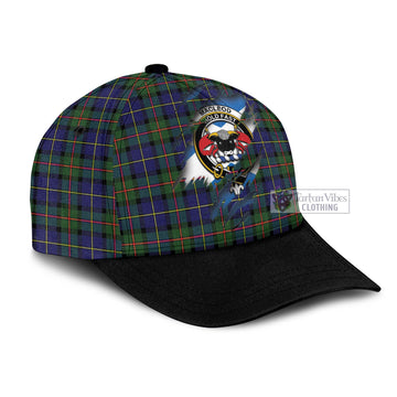 MacLeod of Harris Modern Tartan Classic Cap with Family Crest In Me Style