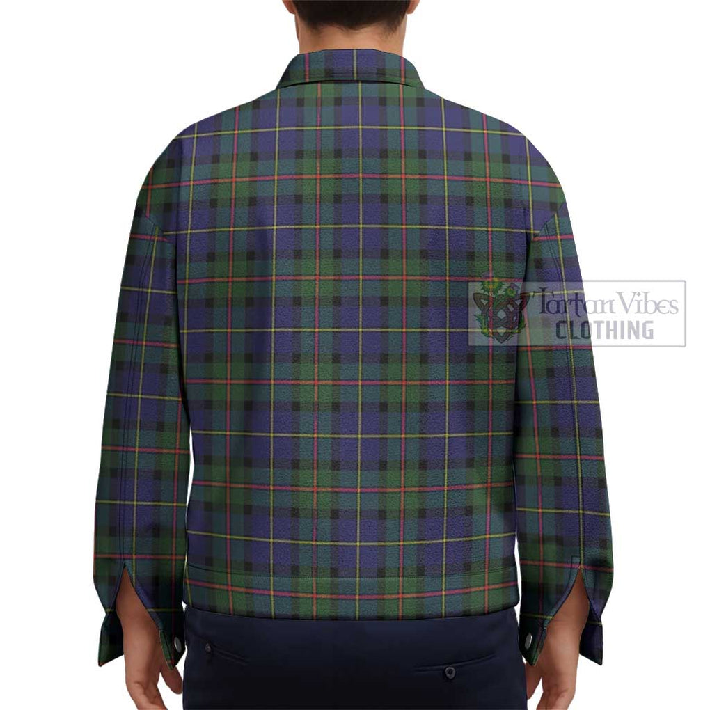 MacLeod of Harris Modern Tartan Unisex Lapel Cotton Jacket - Tartan Vibes Clothing