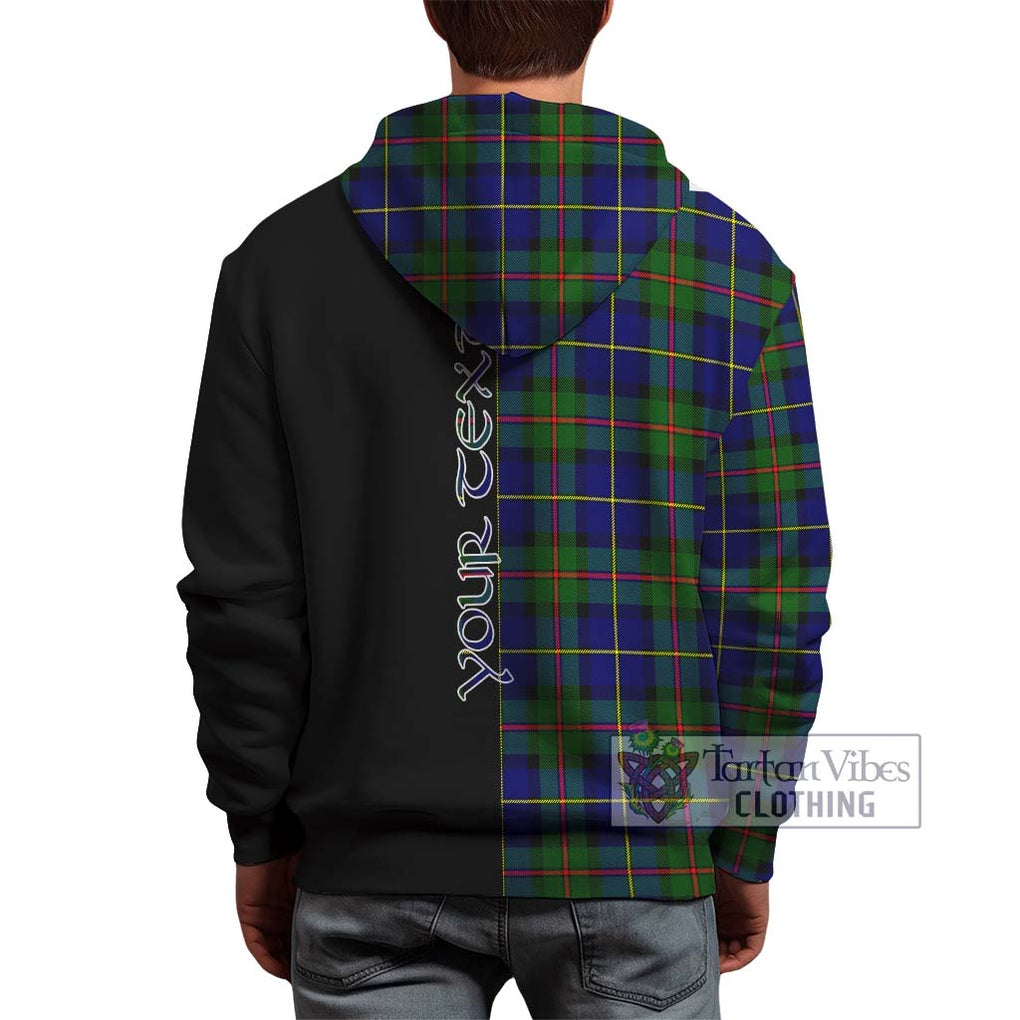 MacLeod of Harris Modern Tartan Hoodie with Family Crest and Half Of Me Style - Tartanvibesclothing Shop