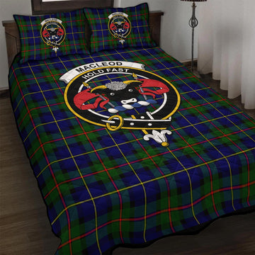 MacLeod of Harris Modern Tartan Quilt Bed Set with Family Crest