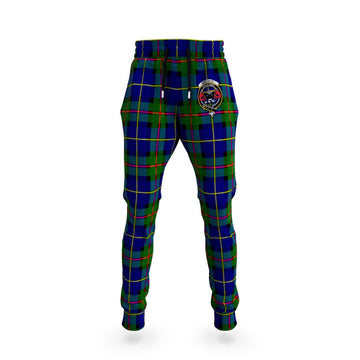 MacLeod of Harris Modern Tartan Joggers Pants with Family Crest