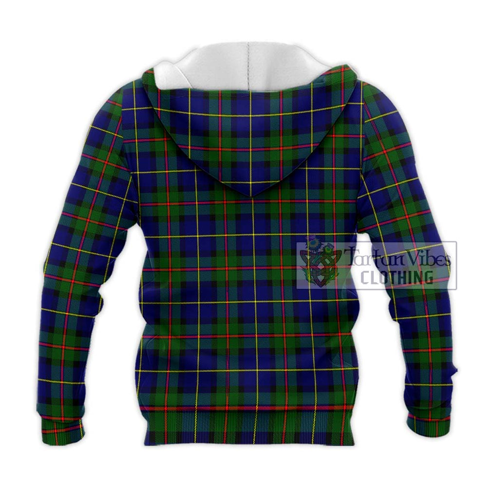 MacLeod of Harris Modern Tartan Knitted Hoodie with Family Crest DNA In Me Style - Tartanvibesclothing Shop