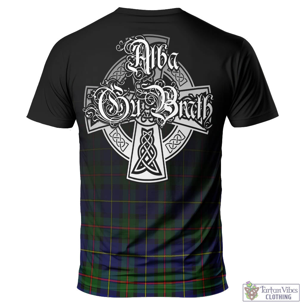 Tartan Vibes Clothing MacLeod of Harris Modern Tartan T-Shirt Featuring Alba Gu Brath Family Crest Celtic Inspired