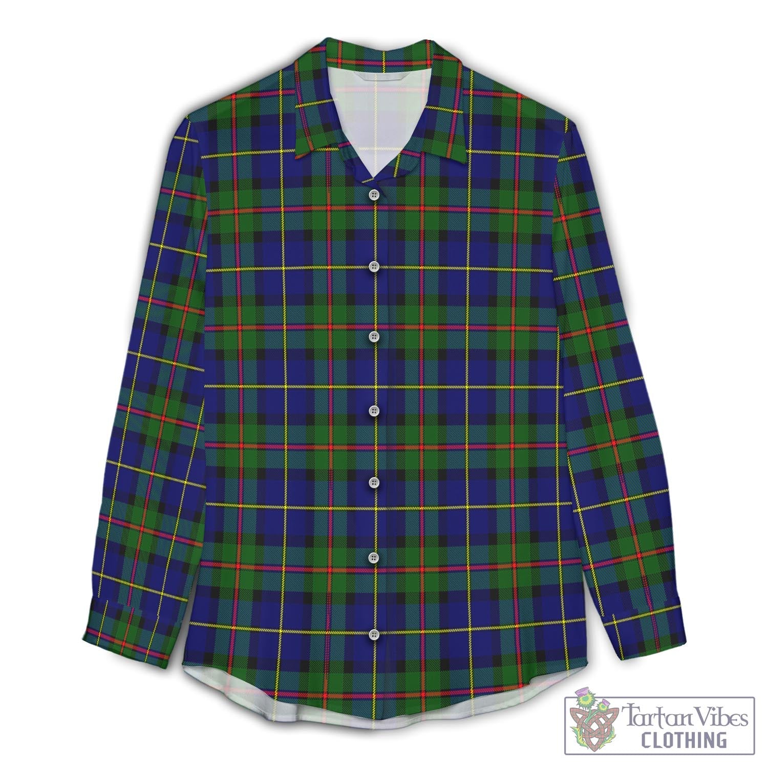 MacLeod of Harris Modern Tartan Womens Casual Shirt