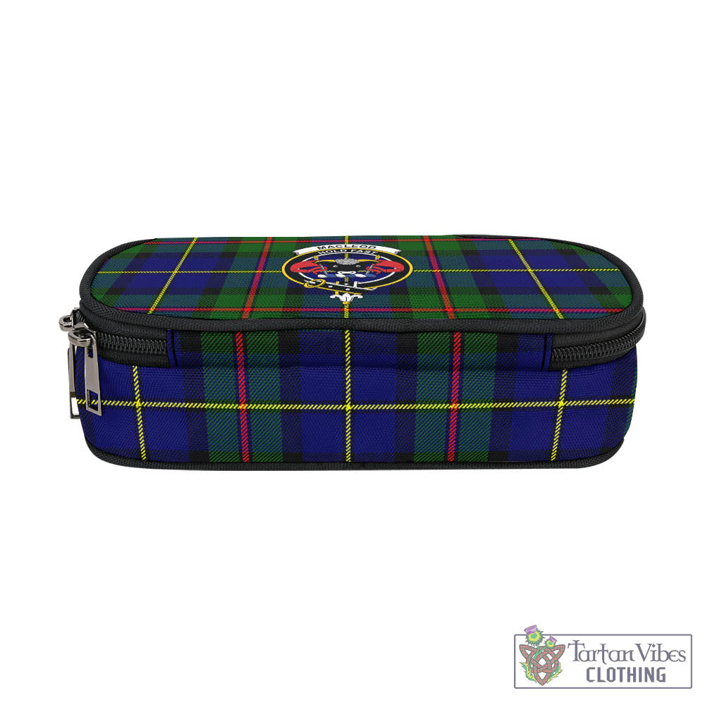 Tartan Vibes Clothing MacLeod of Harris Modern Tartan Pen and Pencil Case with Family Crest