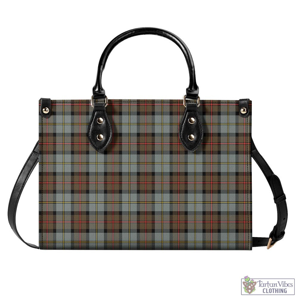 Tartan Vibes Clothing MacLeod of Harris Weathered Tartan Luxury Leather Handbags