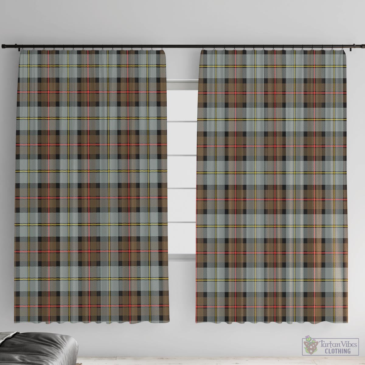 MacLeod of Harris Weathered Tartan Window Curtain