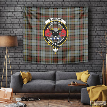 MacLeod of Harris Weathered Tartan Tapestry Wall Hanging and Home Decor for Room with Family Crest