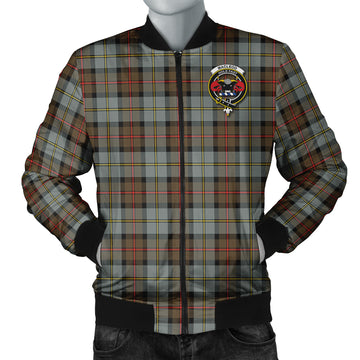 MacLeod of Harris Weathered Tartan Bomber Jacket with Family Crest