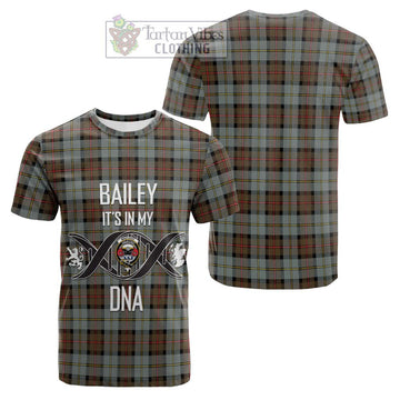 MacLeod of Harris Weathered Tartan Cotton T-shirt with Family Crest DNA In Me Style