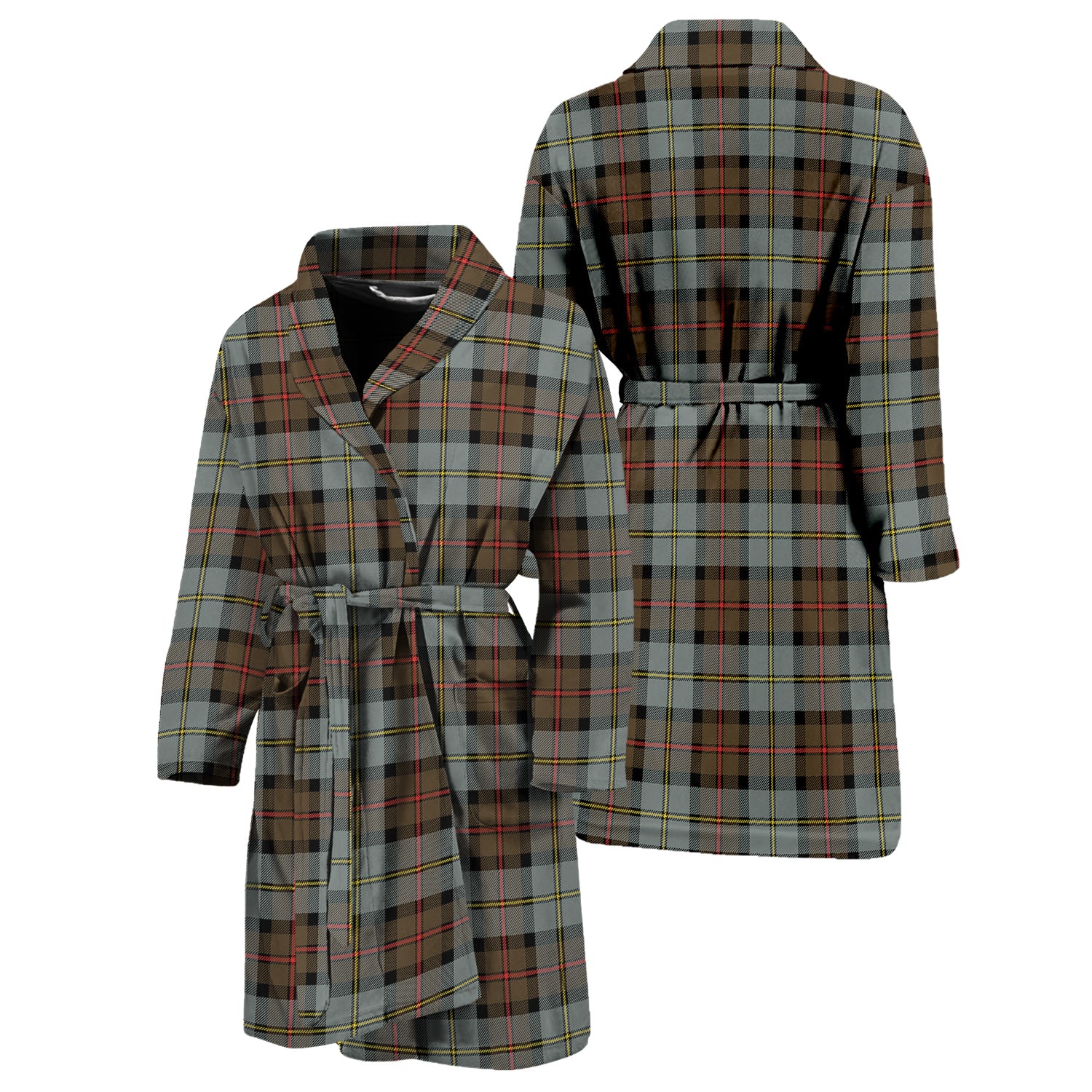 MacLeod of Harris Weathered Tartan Bathrobe Unisex M - Tartan Vibes Clothing