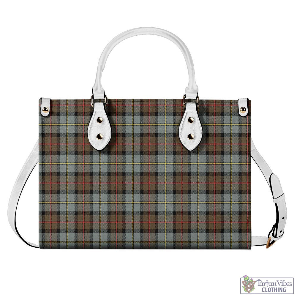 Tartan Vibes Clothing MacLeod of Harris Weathered Tartan Luxury Leather Handbags