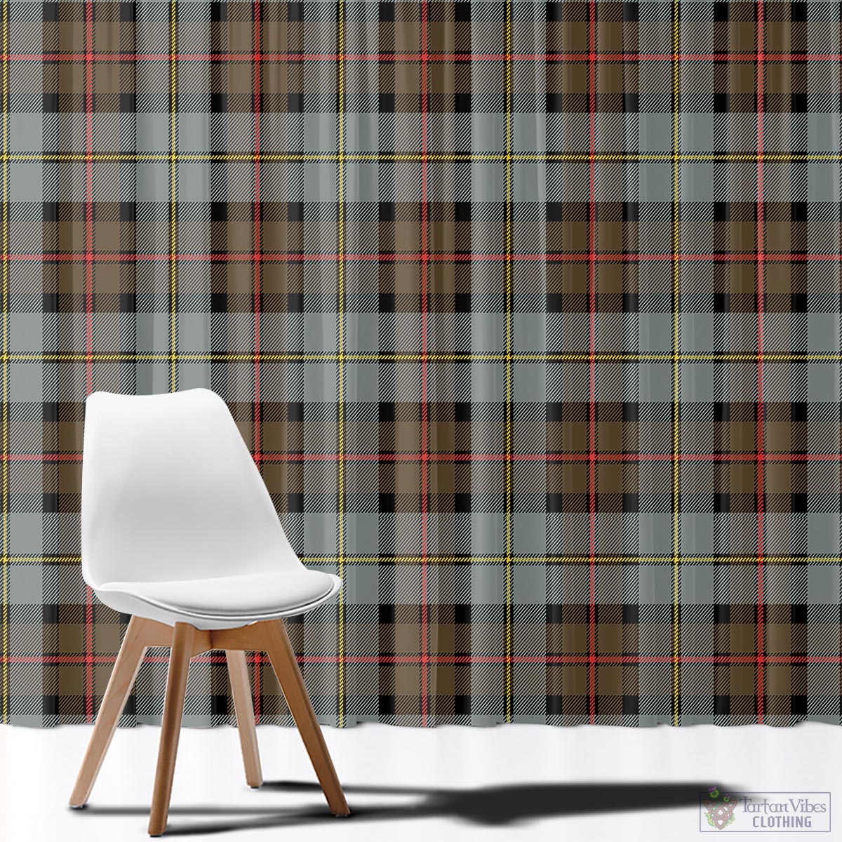 MacLeod of Harris Weathered Tartan Window Curtain