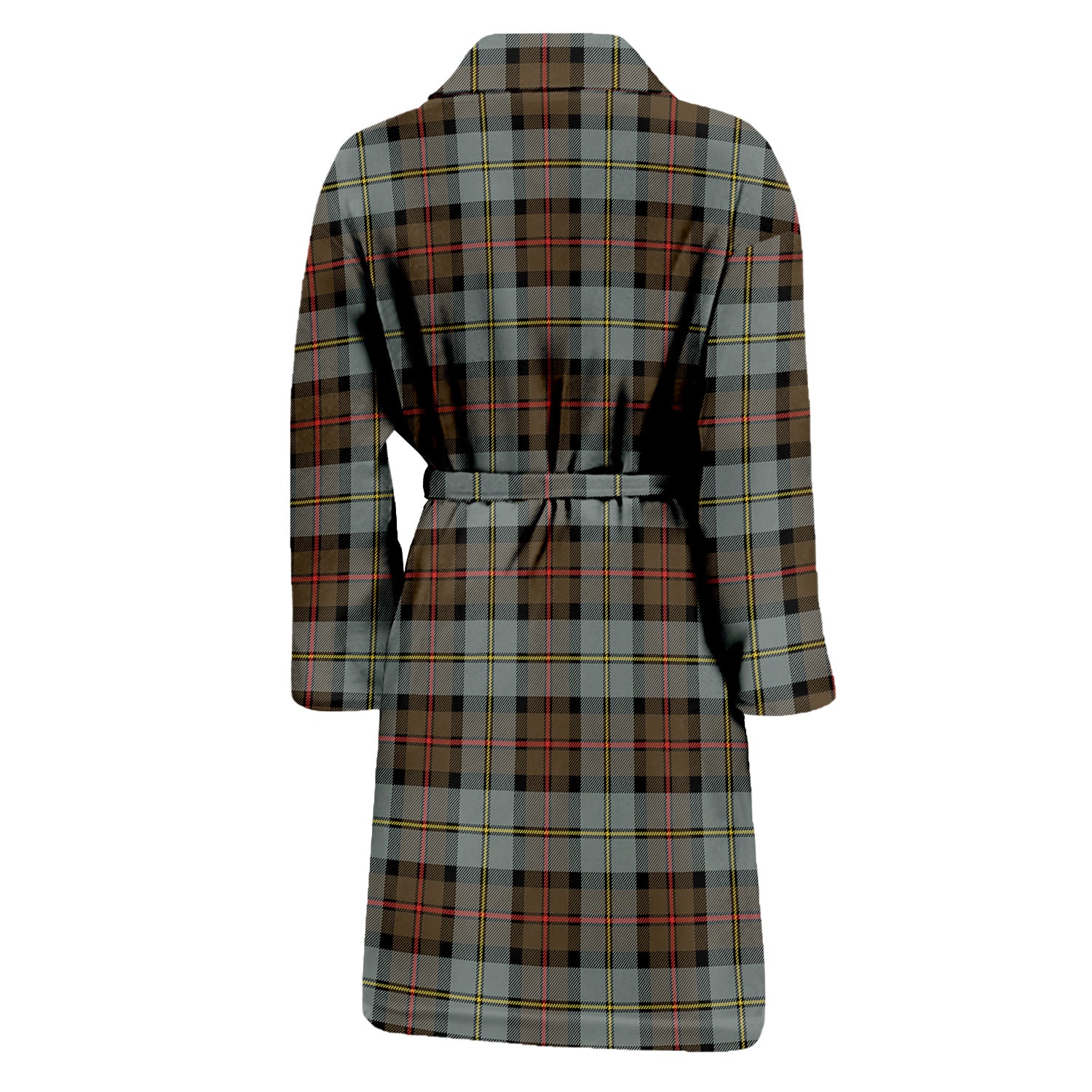 MacLeod of Harris Weathered Tartan Bathrobe with Family Crest - Tartan Vibes Clothing