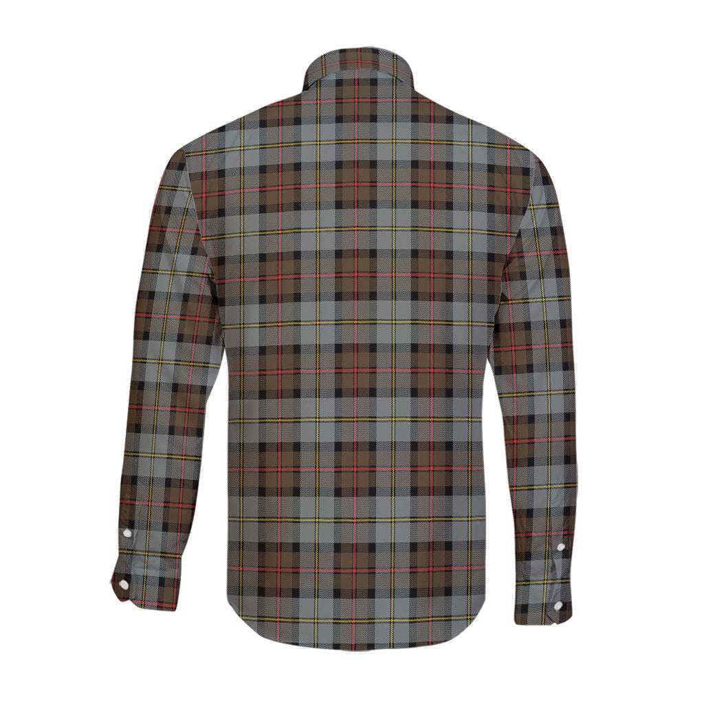 macleod-of-harris-weathered-tartan-long-sleeve-button-up-shirt-with-family-crest