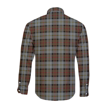 MacLeod of Harris Weathered Tartan Long Sleeve Button Up Shirt with Family Crest