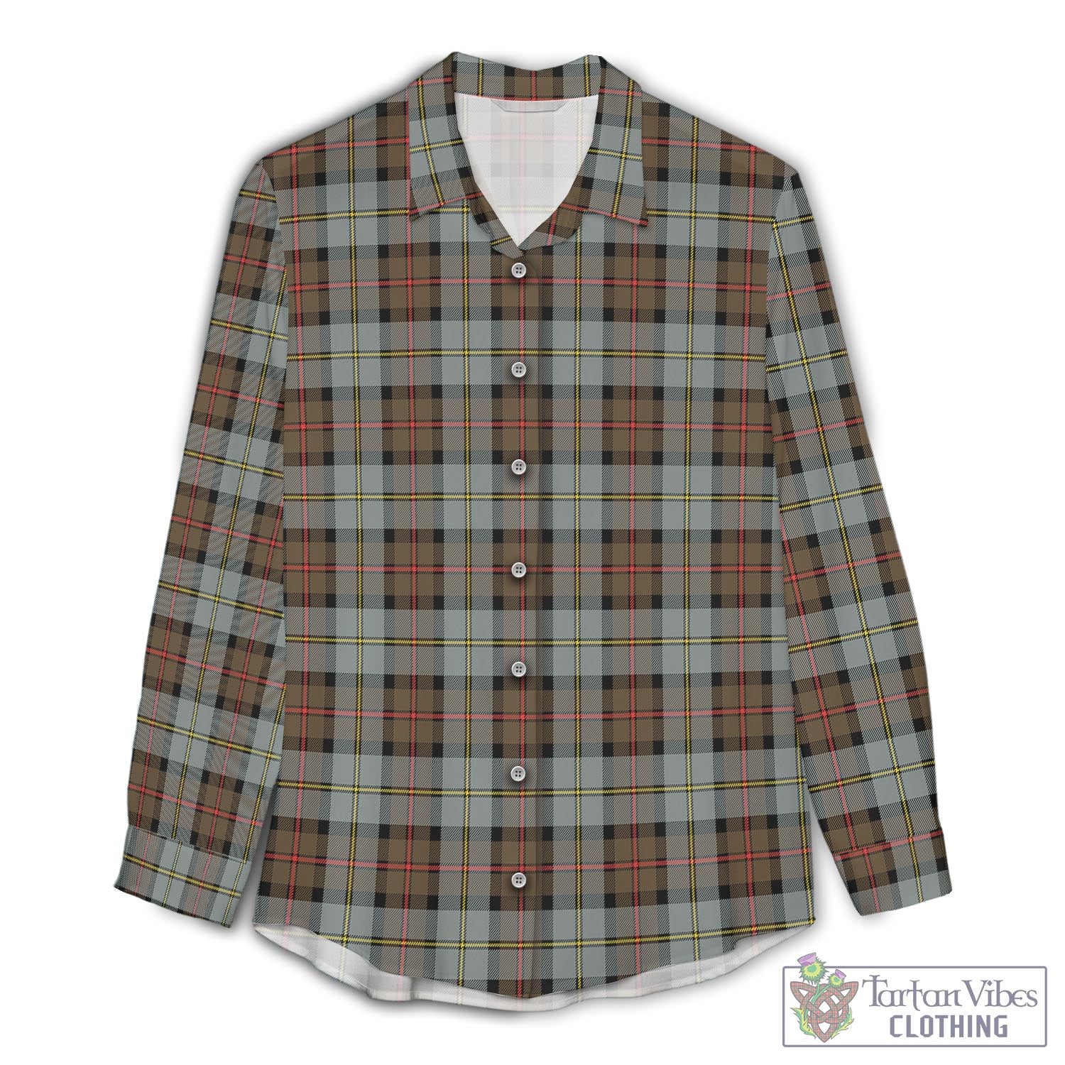 MacLeod of Harris Weathered Tartan Womens Casual Shirt