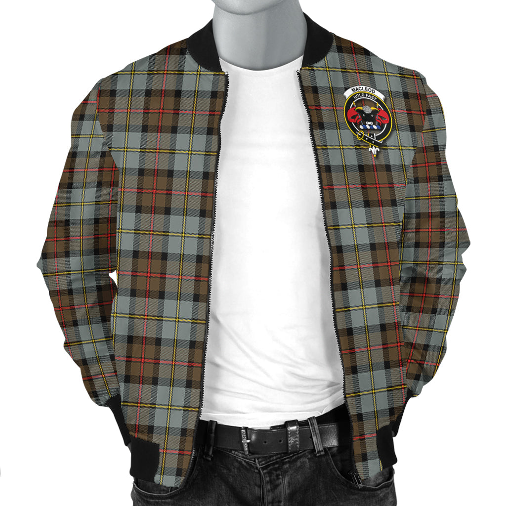 macleod-of-harris-weathered-tartan-bomber-jacket-with-family-crest