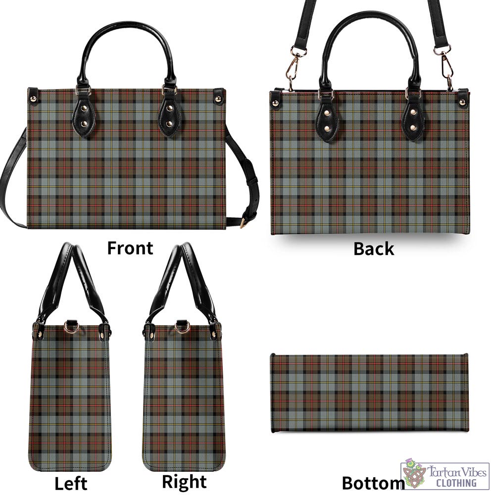 Tartan Vibes Clothing MacLeod of Harris Weathered Tartan Luxury Leather Handbags