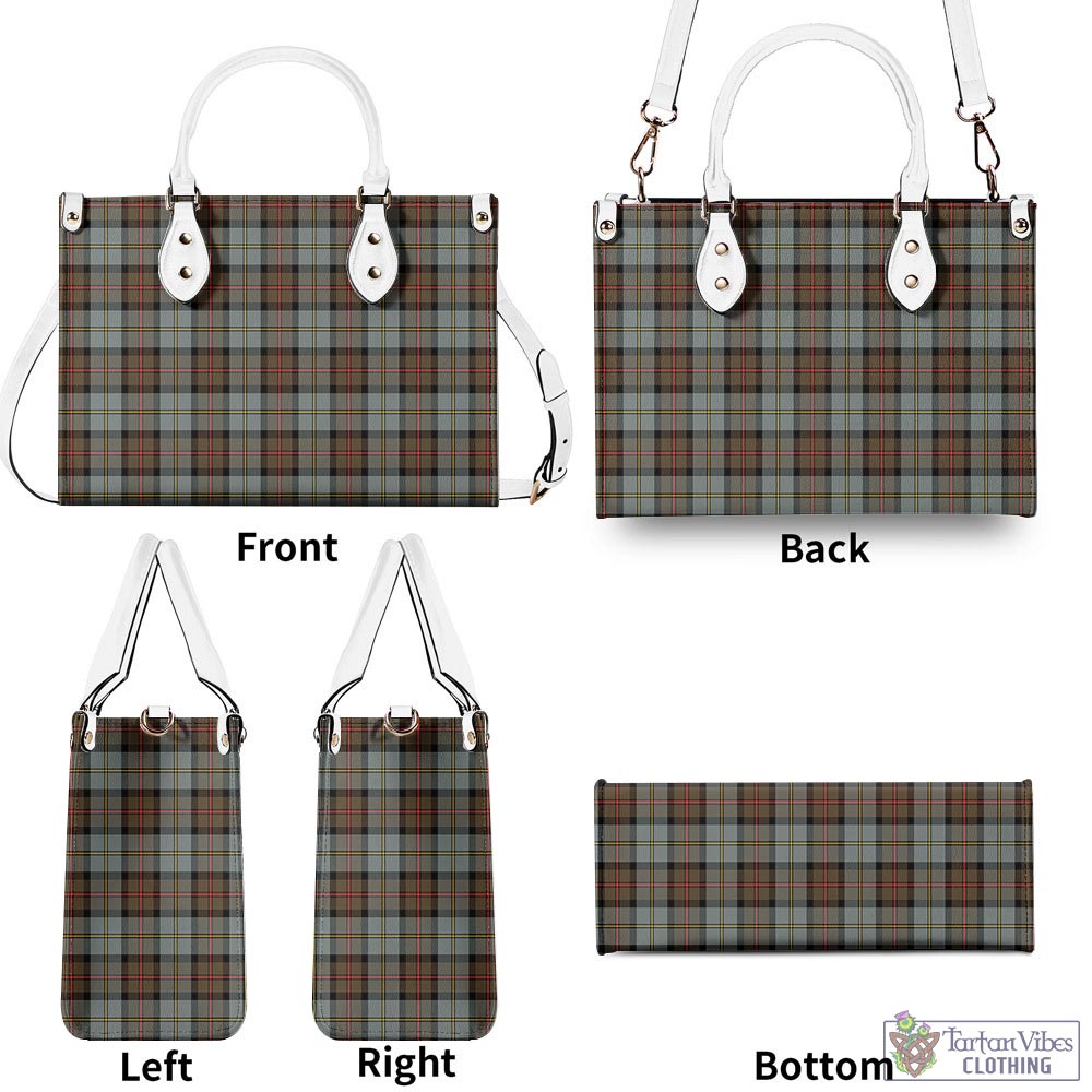 Tartan Vibes Clothing MacLeod of Harris Weathered Tartan Luxury Leather Handbags