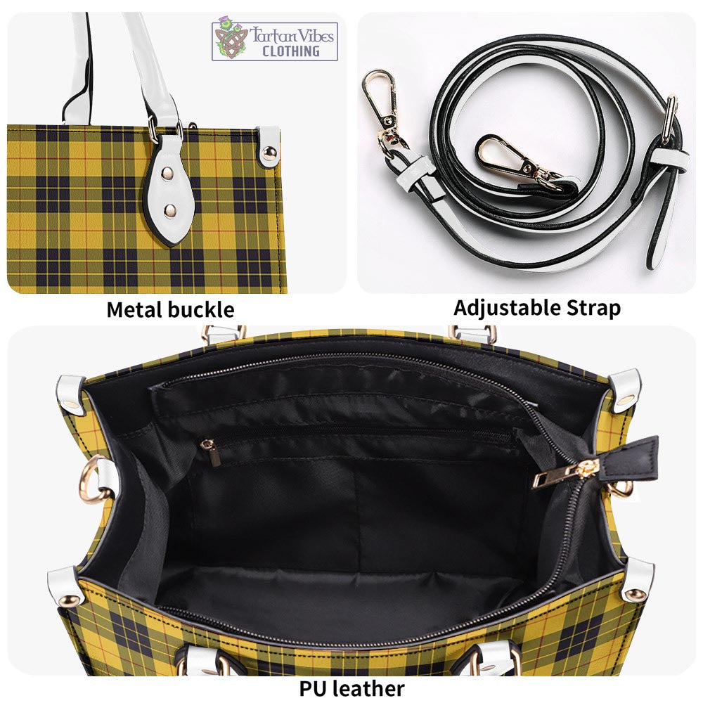 Tartan Vibes Clothing MacLeod of Lewis Ancient Tartan Luxury Leather Handbags