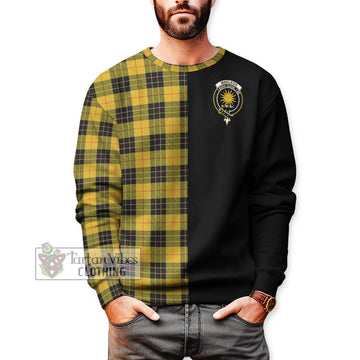 MacLeod of Lewis Ancient Tartan Sweatshirt with Family Crest and Half Of Me Style