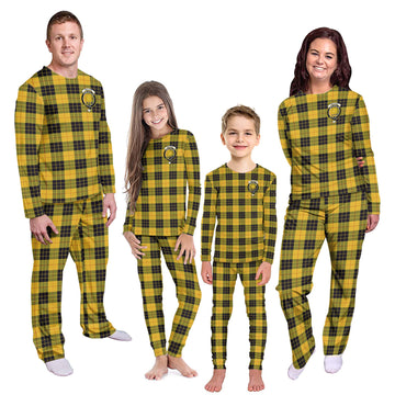 MacLeod of Lewis Ancient Tartan Pajamas Family Set with Family Crest