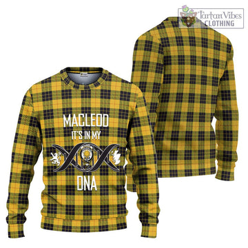 MacLeod of Lewis Ancient Tartan Ugly Sweater with Family Crest DNA In Me Style