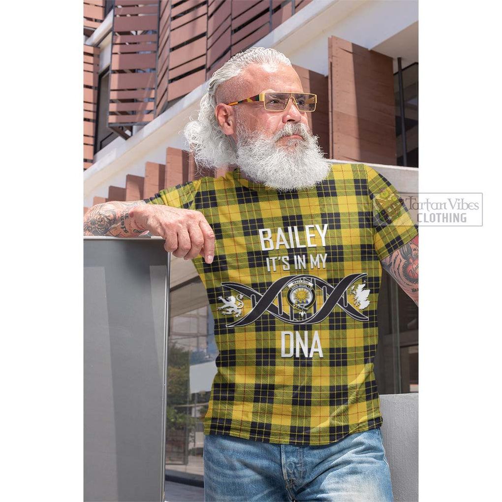 Tartan Vibes Clothing MacLeod of Lewis Ancient Tartan Cotton T-shirt with Family Crest DNA In Me Style