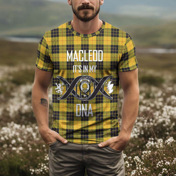 MacLeod of Lewis Ancient Tartan T-Shirt with Family Crest DNA In Me Style