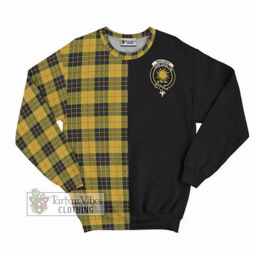 MacLeod of Lewis Ancient Tartan Sweatshirt with Family Crest and Half Of Me Style