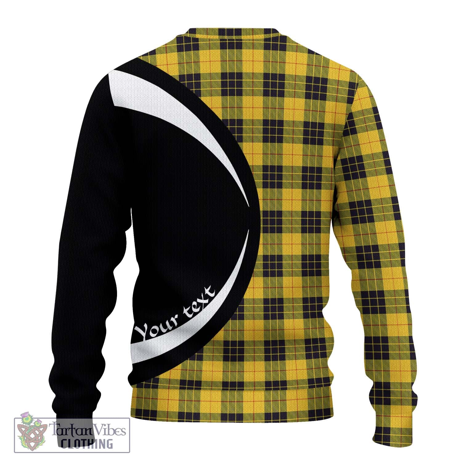 MacLeod of Lewis Ancient Tartan Knitted Sweater with Family Crest Circle Style - Tartan Vibes Clothing