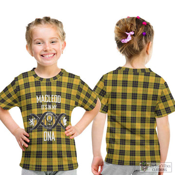 MacLeod of Lewis Ancient Tartan Kid T-Shirt with Family Crest DNA In Me Style