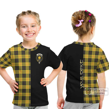 MacLeod of Lewis Ancient Tartan Kid T-Shirt with Family Crest and Half Of Me Style