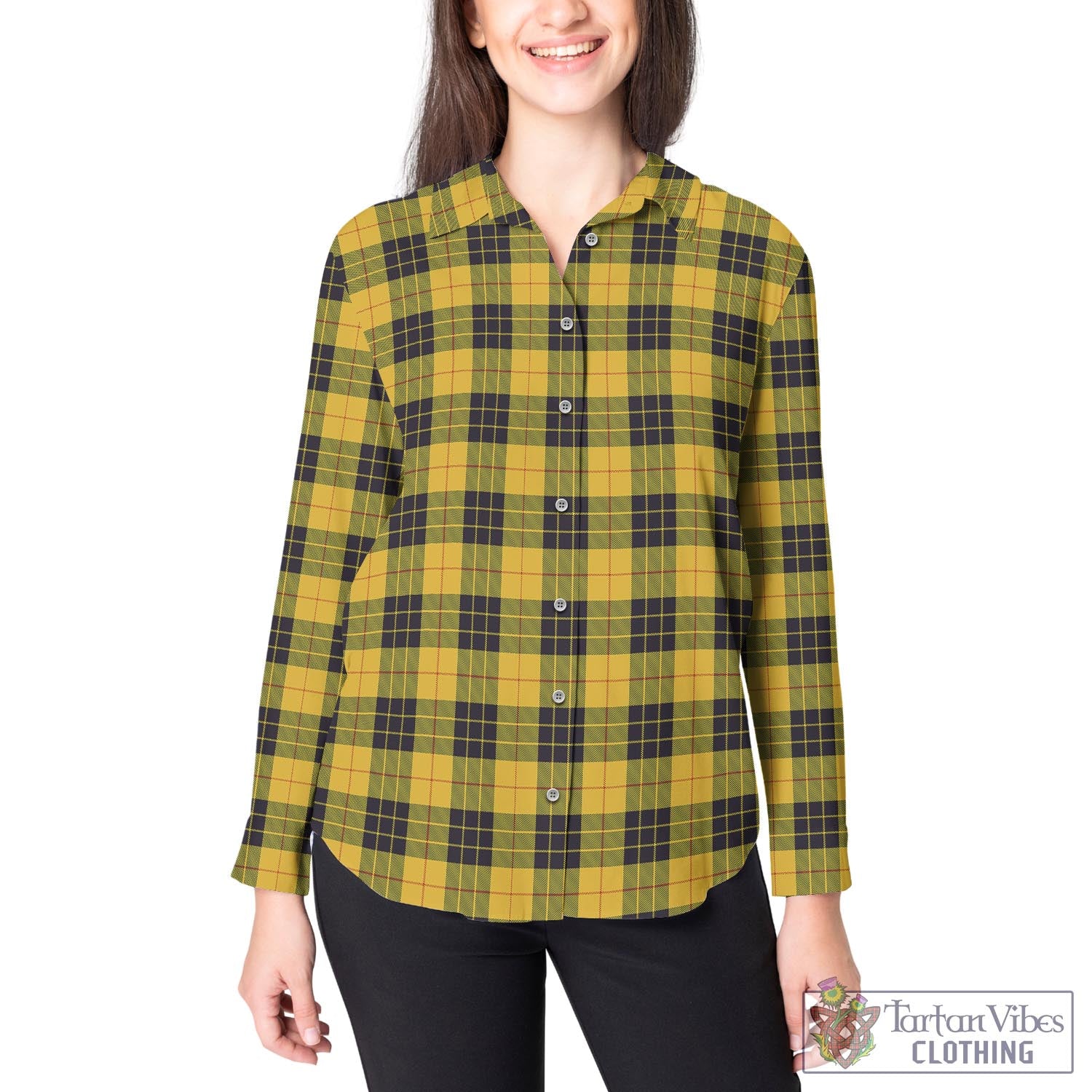 MacLeod of Lewis Ancient Tartan Womens Casual Shirt