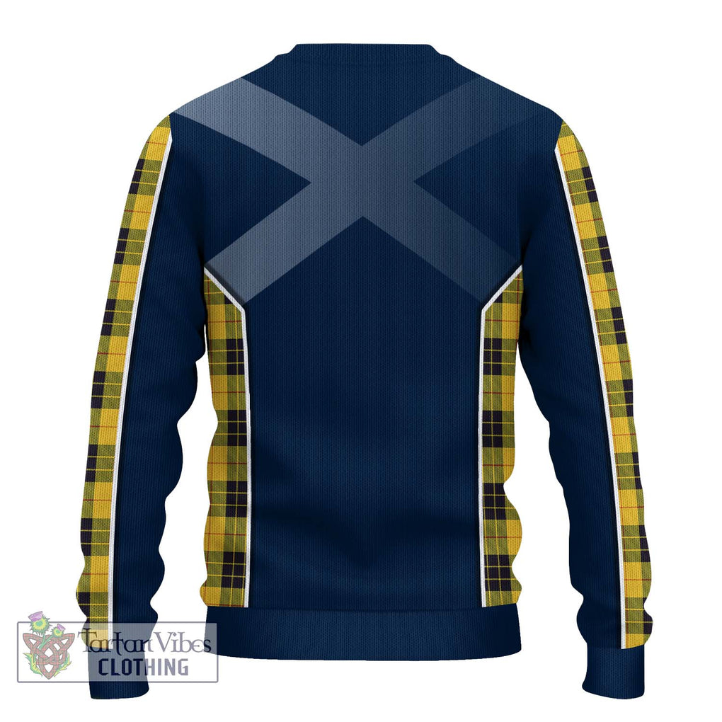 MacLeod of Lewis Ancient Tartan Knitted Sweater with Family Crest and Lion Rampant Vibes Sport Style - Tartan Vibes Clothing